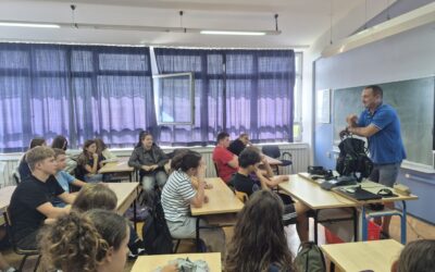Susret osmaša s profesionalnim roniocem u sklopu projekta Čuvari Jadranskog mora